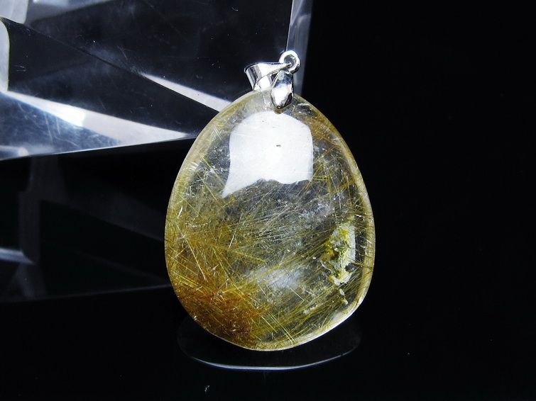 プラチナルチルクォーツペンダント