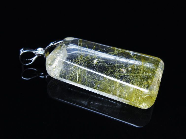 プラチナルチルクォーツペンダント