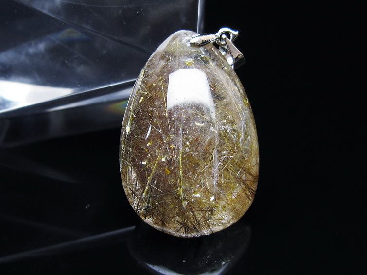 プラチナルチルクォーツペンダント