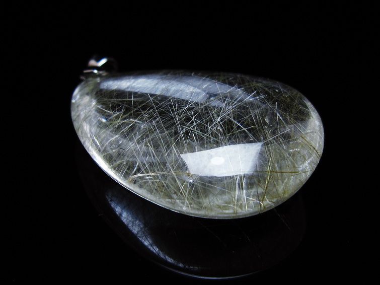 プラチナルチルクォーツペンダント