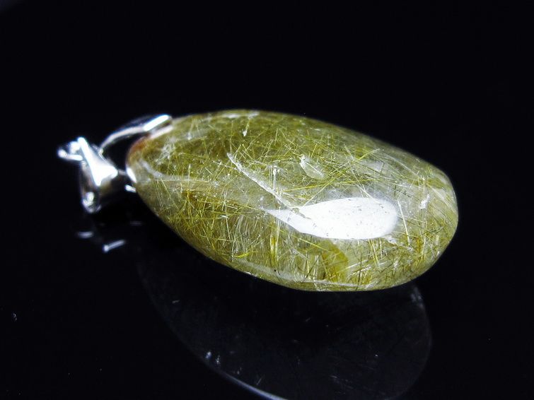 プラチナルチルクォーツペンダント