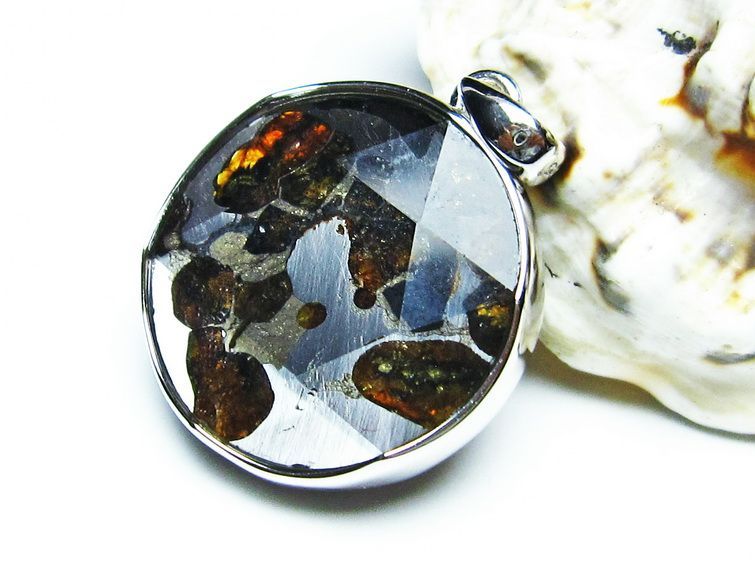 ѥ饵 ڥ ѥȡ ڥȥȥå Pallasite Meteorite  ǥ ꡼  ʪ  112-8953