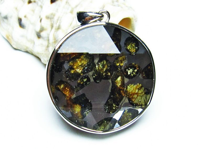 ѥ饵 ڥ ѥȡ ڥȥȥå Pallasite Meteorite  ǥ ꡼  ʪ  112-8966