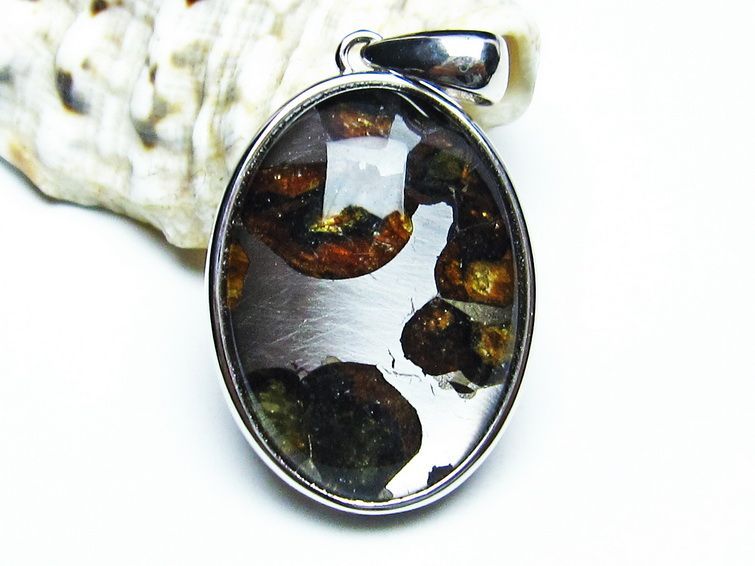 ѥ饵 ڥ ѥȡ ڥȥȥå Pallasite Meteorite  ǥ ꡼ ʪ  112-9001