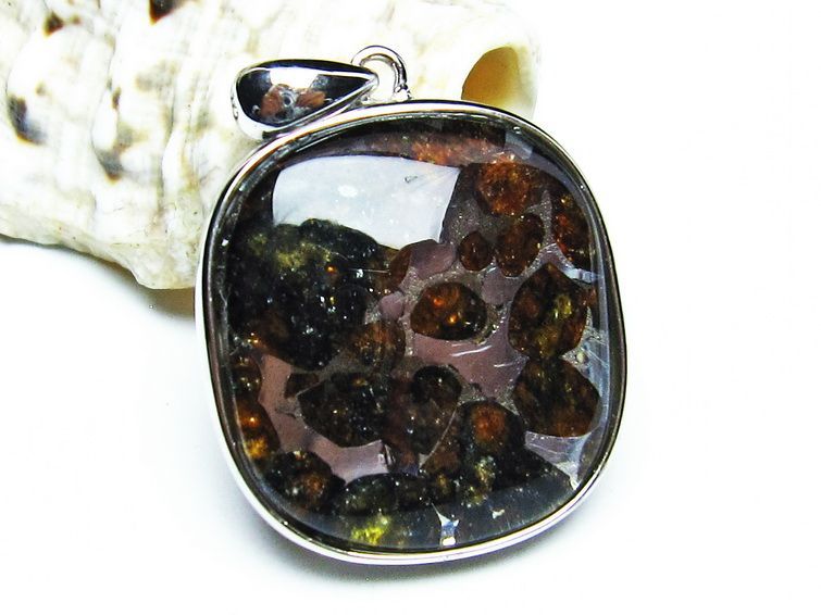 ѥ饵 ڥ ѥȡ ڥȥȥå Pallasite Meteorite  ǥ ꡼ ʪ  112-9008