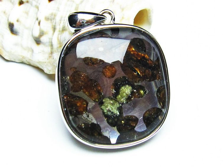 ѥ饵 ڥ ѥȡ ڥȥȥå Pallasite Meteorite  ǥ ꡼ ʪ  112-9011