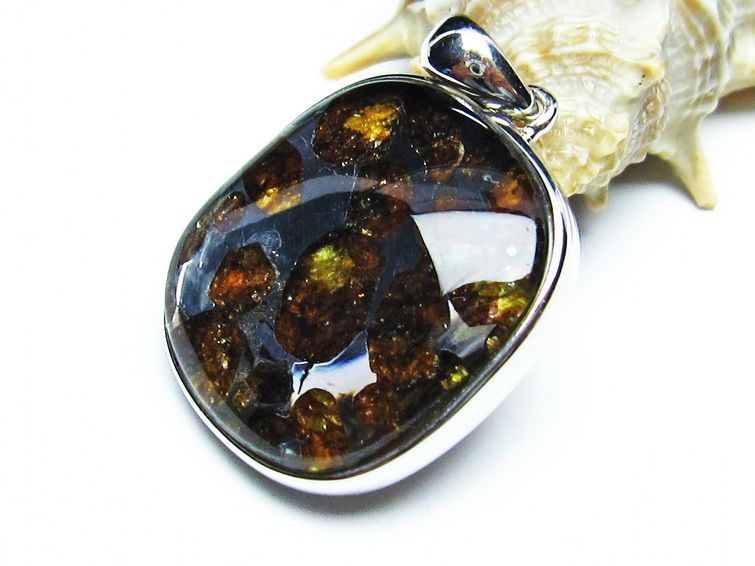 ѥ饵 ڥ ѥȡ ڥȥȥå Pallasite Meteorite  ǥ ꡼ ʪ  112-9012