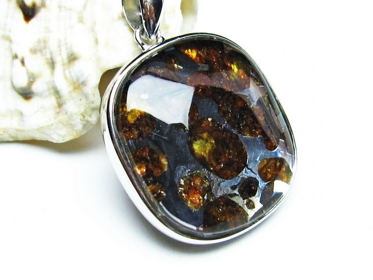 ѥ饵 ڥ ѥȡ ڥȥȥå Pallasite Meteorite  ǥ ꡼ ʪ  112-9012