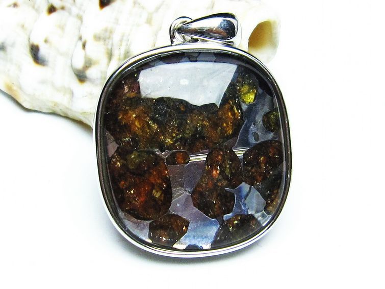 ѥ饵 ڥ ѥȡ ڥȥȥå Pallasite Meteorite  ǥ ꡼ ʪ  112-9016