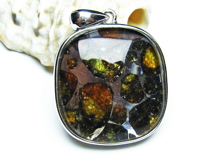 ѥ饵 ڥ ѥȡ ڥȥȥå Pallasite Meteorite  ǥ ꡼ ʪ  112-9019