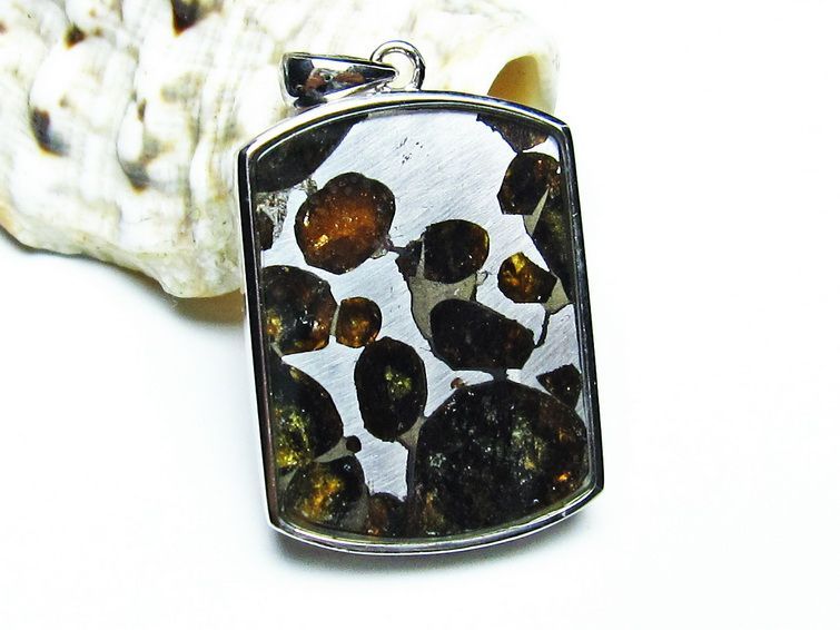 ѥ饵 ڥ ѥȡ ڥȥȥå Pallasite Meteorite  ǥ ꡼ ʪ  112-9035