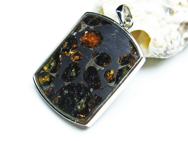 ѥ饵 ڥ ѥȡ ڥȥȥå Pallasite Meteorite  ǥ ꡼ ʪ  112-9035