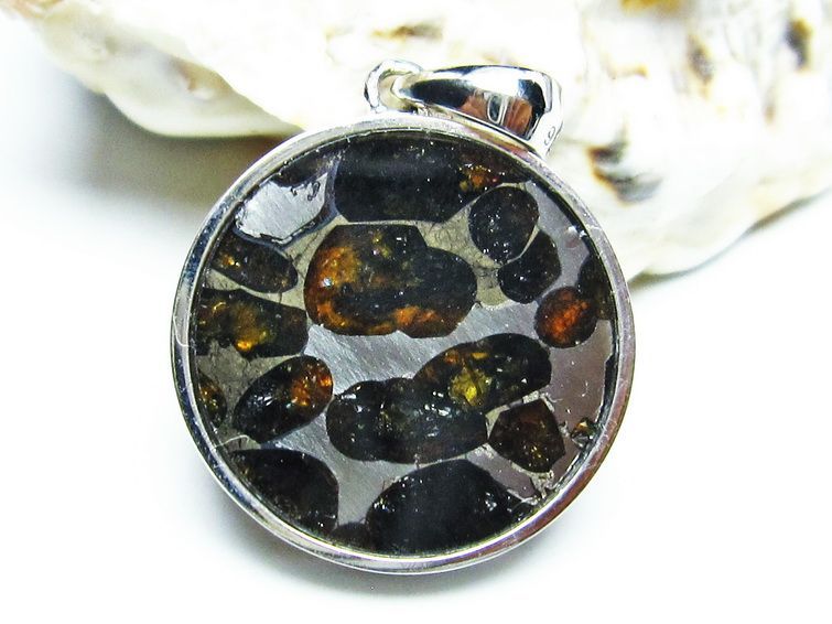 ѥ饵 ڥ ѥȡ ڥȥȥå Pallasite Meteorite  ǥ ꡼ ʪ  112-9150