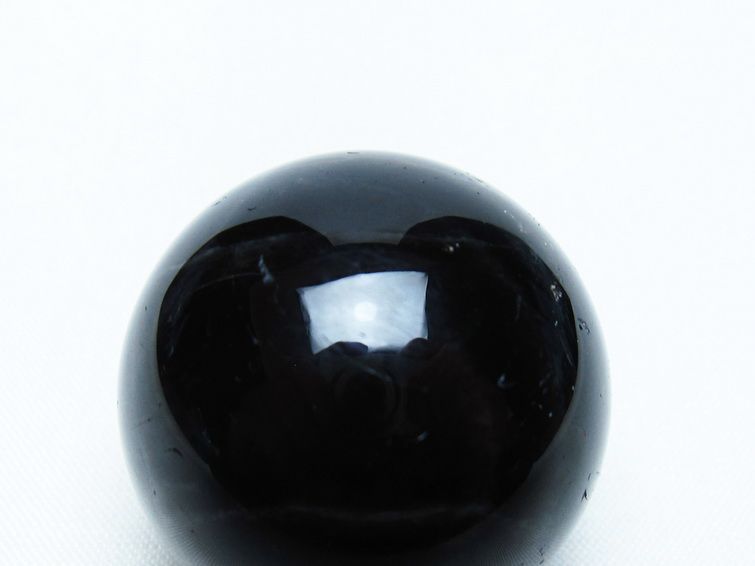 モリオン 丸玉 34mm 黒水晶 スフィア 置物 一点物 141-7984 : 天然石