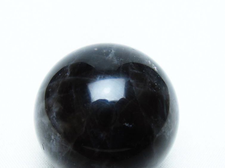 モリオン 丸玉 33mm 黒水晶 スフィア 置物 一点物 141-8016 : 天然石