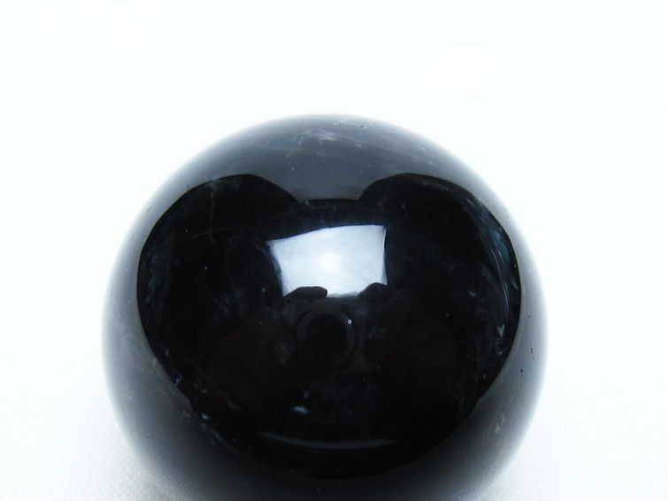 黒水晶 丸玉 34mm モリオン スフィア 置物 一点物 141-8164の説明
