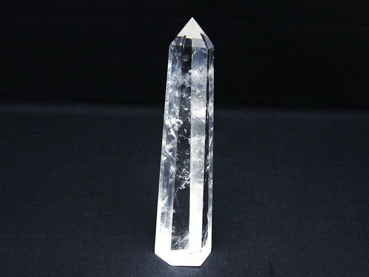 水晶 六角柱 ポイント 置物 一点物 142-10132 : 天然石