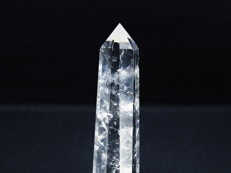 水晶 六角柱 ポイント 置物 一点物 142-10132 : 天然石