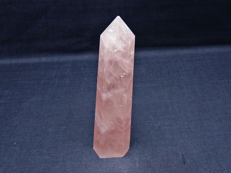 天然石　六角柱 ローズクォーツ 楽天市場】ローズクォーツ ポイント ばら石英 六角柱 rose quartz 一点