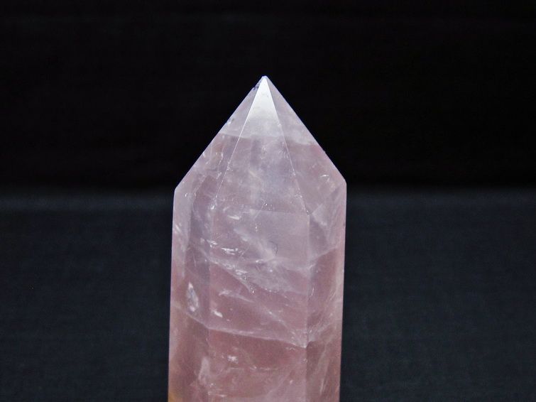 ローズクォーツ 六角柱 ポイント 置物 一点物 142-10363 : 天然石