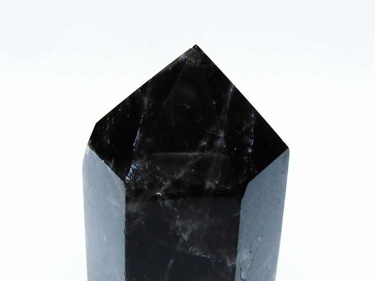 モリオン 黒水晶 六角柱 ポイント 142-10611 : 天然石・パワーストーン