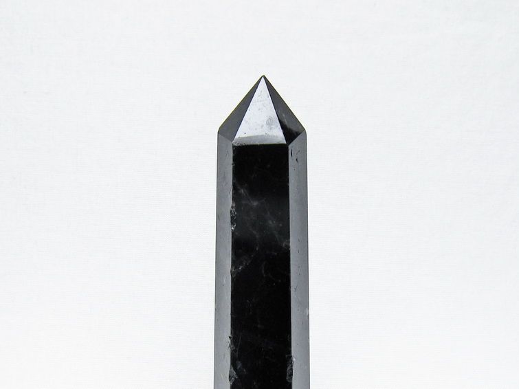 モリオン 六角柱 黒水晶 ポイント 置物 一点物 142-11222 : 天然石