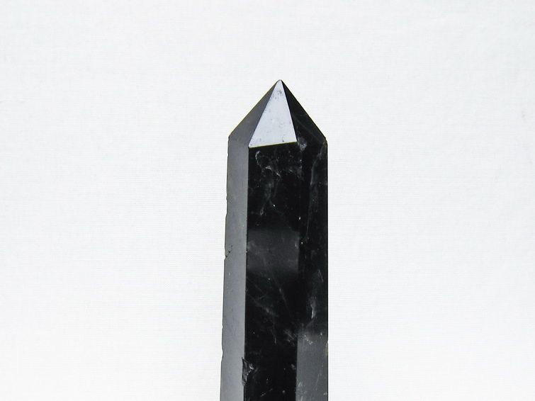 モリオン 六角柱 黒水晶 ポイント 置物 一点物 142-11222 : 天然石
