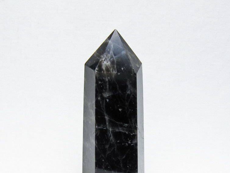 モリオン 六角柱 黒水晶 ポイント 置物 一点物 142-11236 : 天然石