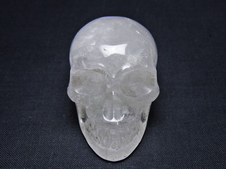 水晶 ドクロ スカル 置物 一点物 145-1801の説明 - 通販 - Yahoo