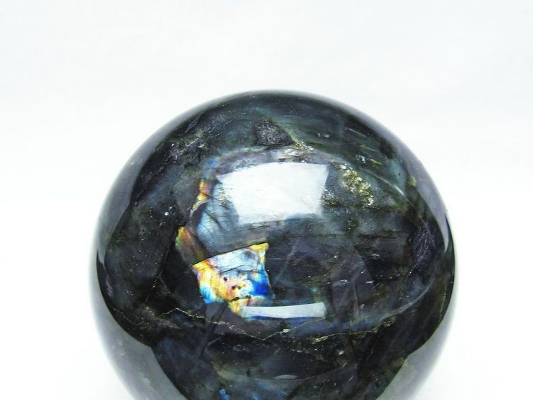 1.1Kg ֥ɥ饤 ݶ̡Labradorite ե 95mm  ʪ 151-1596