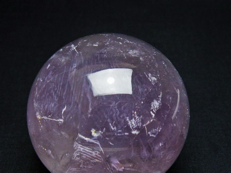 アメジスト 丸玉 68mm スフィア 一点物 151-8421 : 天然石