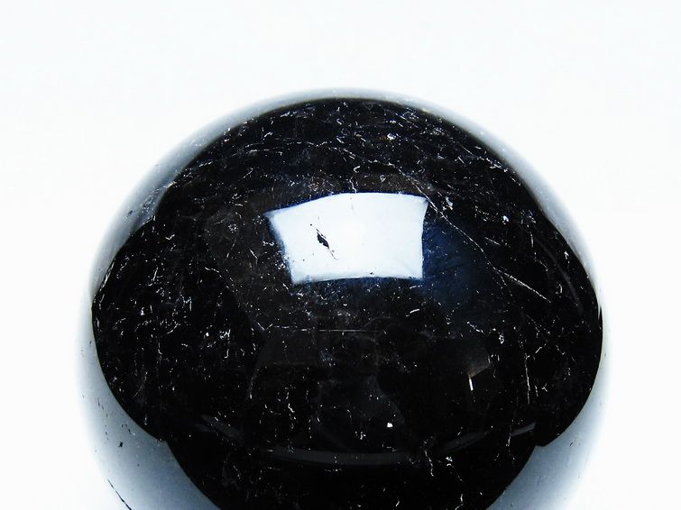 1.5Kg モリオン 丸玉 105mm 黒水晶 スフィア 一点物 送料無料 151-8595