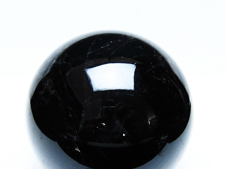 1.5Kg モリオン 丸玉 105mm 黒水晶 スフィア 一点物 送料無料 151-8598