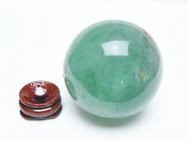 フローライトスフィア　蛍石　フローライト　スフィア　ヒーリング　癒し フローライト 丸玉 55mm フローライト スフィア 蛍石 一点物 151-8630