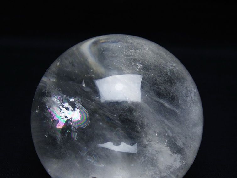 水晶 丸玉 75mm スフィア 置物 水晶玉 一点物 送料無料 151-8989の説明