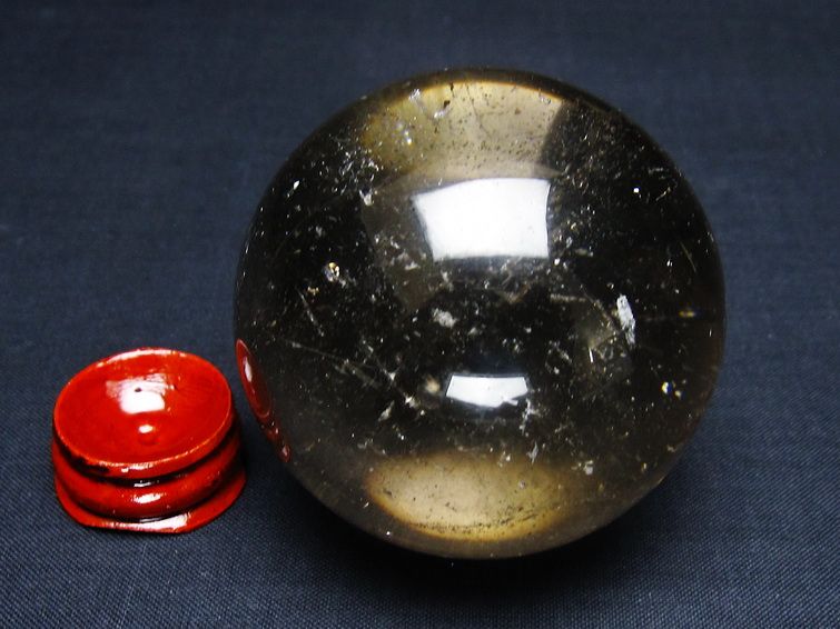 水晶 丸玉 58mm スフィア 置物 水晶玉 一点物 送料無料 151-9081