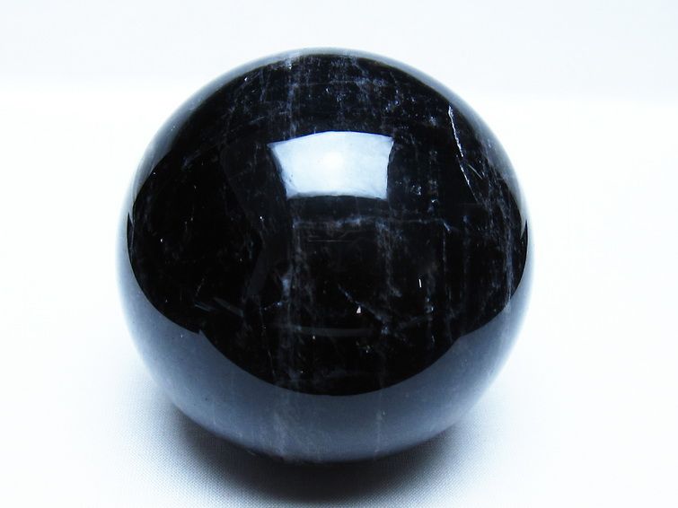 モリオン 黒水晶 丸玉 82mm スフィア 一点物 151-9282 : 天然石