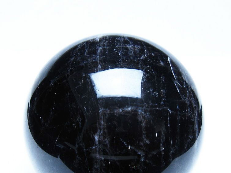モリオン 黒水晶 丸玉 82mm スフィア 一点物 151-9282 : 天然石