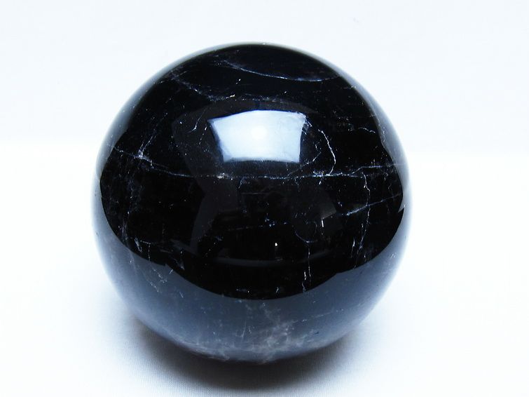 1.8Kg モリオン 黒水晶 丸玉 113mm スフィア 一点物 151-9405 : 天然石