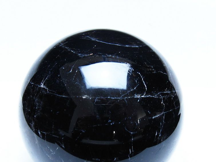 1.8Kg モリオン 黒水晶 丸玉 113mm スフィア 一点物 151-9405 : 天然石