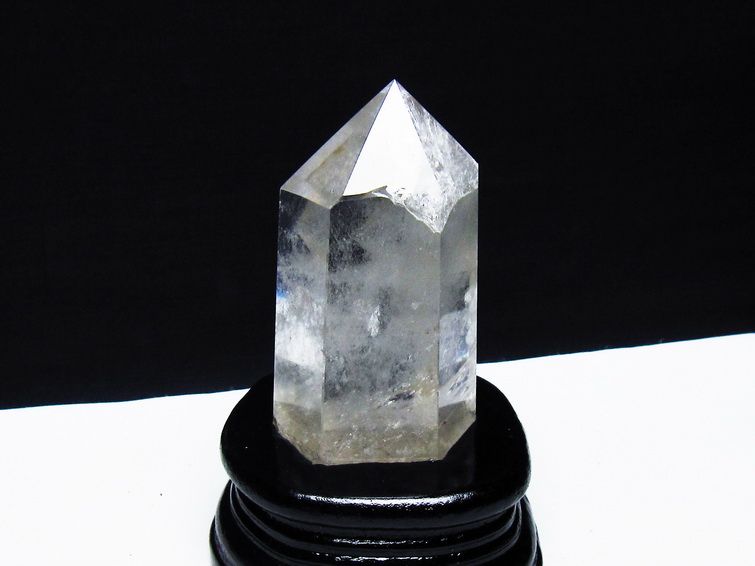 水晶 六角柱 水晶 ポイント 台座付属 一点物 152-3753の説明 - 通販