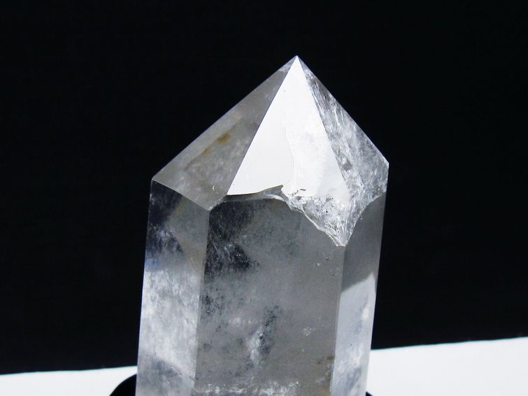 水晶 六角柱 水晶 ポイント 台座付属 一点物 152-3753の説明 - 通販