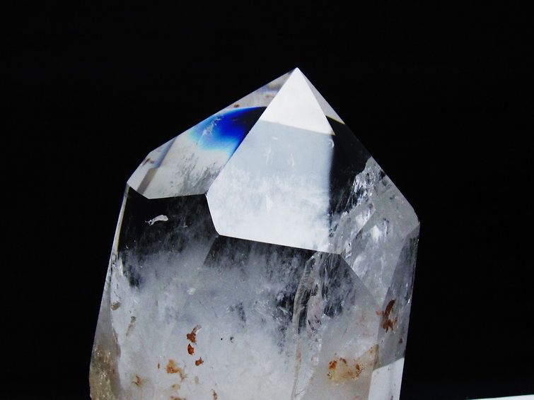 1.3Kg 水晶 六角柱 ポイント 台座付属 一点物 送料無料 152-3762