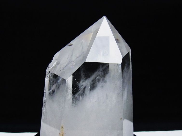 水晶 六角柱 水晶 ポイント 台座付属 一点物 送料無料 152-3767の説明