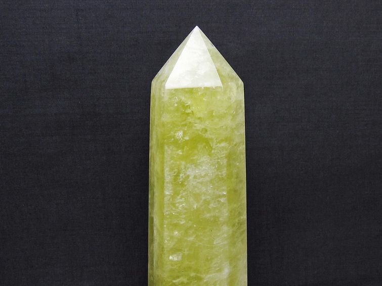 シトリン 六角柱 シトリンクォーツ 台座付属 一点物 [送料無料] 152