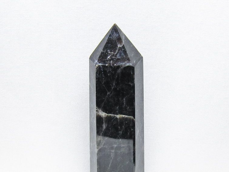 黒水晶 ポイント モリオン 六角柱 置物 一点物 152-4364 : 天然石