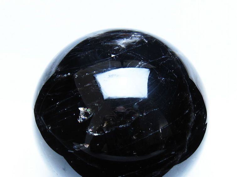 5.8Kg モリオン 黒水晶 丸玉 165mm スフィア 一点物 送料無料 161-974