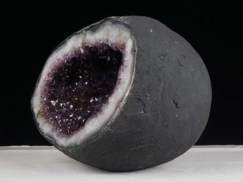 17Kg アメジスト ドーム ウルグアイ産 サークルジオード 原石 Amethyst