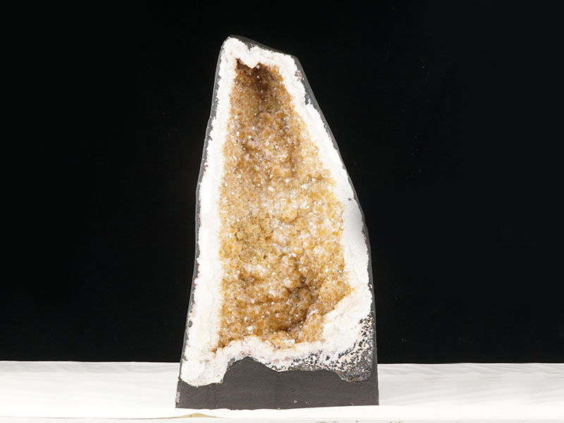 33Kg シトリン ドーム ブラジル産 シトリンクォーツ 原石 置物