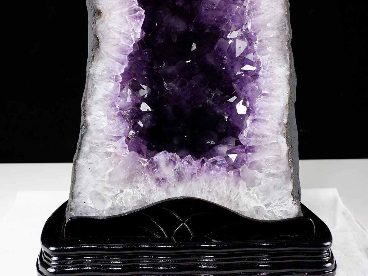 28Kg アメジストドーム ブラジル産 アメジスト ドーム 原石 置物 台座
